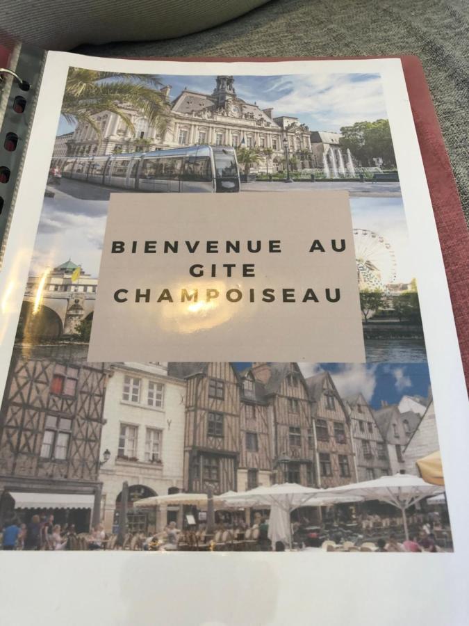 Champoiseau Villa Tours Buitenkant foto